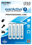Akuplokid AAA - everActive - EVHRL03-1050 - 1050 mAh - Madal auto-laadimine - 4 tk komplekt