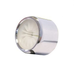 Messingiga kaetud kroomitud, veevoolu regulaator BA-DE 22F, kummist tihendiga