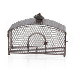 Metallist alus taimedele 39x32 cm