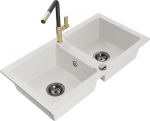 Graniidist k&ouml;&ouml;givalamu Mexen Mario koos segisti ja sifooniga, White+Black/Gold