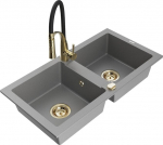 Graniidist k&ouml;&ouml;givalamu Mexen Mario koos segisti ja sifooniga, Grey+Black/Gold