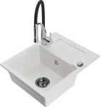 Graniidist k&ouml;&ouml;givalamu Mexen Enzo koos segisti ja sifooniga, White+Black/Chrome