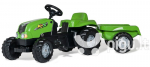 V&auml;ike j&auml;relk&auml;ruga pedaaltraktor Rolly Toys rollyKid-X, roheline