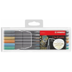 Tindipliiats Stabilo pen 68 metallic 6 tk