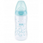 Pol&uuml;prop&uuml;leenist pudel temperatuuri kontrolliga NUK FC+, 300 ml, 0-6 kuud.