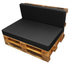 Seljatoe padi v&auml;lisistmele Wood Garden, must