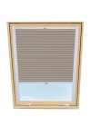 Plisseeritud kardin katuseaknale Velux, 114x118 cm, beež B-306000