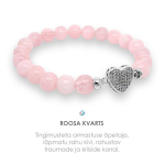K&auml;ev&otilde;ru roosa kvarts ja s&uuml;da
