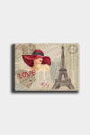 Reproduktsioon Naine ja Eiffeli torn