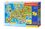 Puzzle 100 Map of Europe 111060
