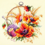 Tikkimiskomplekt Magic Needle "Poppies for Needlewoman" 100-123