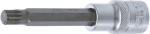 Pistikupesa | pikkus 100 mm | 12,5 mm (1/2 ") ajam | Spline (XZN -i jaoks) | M10 BGS Technic-4362, Unique