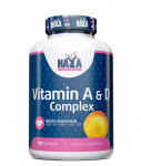 Toidulisand Haya Labs Vitamin A & D Complex 100 kaps.