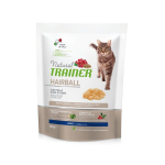 Natural Trainer Hairball Adult With Chicken T&auml;isv&auml;&auml;rtuslik tasakaalustatud toit t&auml;iskasvanud kassidele alates 1. eluaastast, 300 g