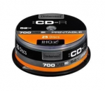 25 tk CD-R Intenso 700 Mo (80 min) 52x - Prinditav pind tindiprinteri jaoks - Spindle