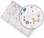 Voodilina My Baby kummiga, puuvillane, 120 x 60