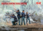 Kokkupandav mudel ICM 35020 American Civil War Union Infantry. Set #1 1/35