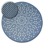&Uuml;mmargune vaip SISAL FLAT 48715/591 V&auml;rvitud klaas