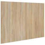 vidaXL voodipeats, Sonoma tamm, 120 x 1,5 x 80 cm, tehispuit