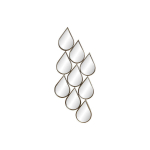 Seinapeegel DKD Home Decor Peegel Kuldne Metall (40 x 2,5 x 100 cm)