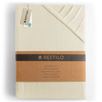 Restilo kummiga voodilina Jersey Amber, 220x200 cm, beež