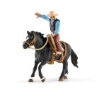 Kauboi hobuse sadulas Schleich