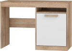 Kirjutuslaud Maximus 1D, tamm/valge