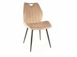 S&ouml;&ouml;gitoolide komplekt Signal Arco Velvet, 4 tooli, beež/must