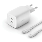 Toideadapter - Belkin - 65W - 2 USB-C porti - USB-C kaabel 2m - Power Delivery