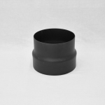 &Uuml;leminek mustast metallist DN 115/120 mm.