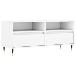 vidaXL telerikapp, valge, 100 x 34,5 x 44,5 cm, tehispuit