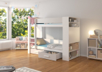 Narivoodi Adrk Furniture Garet, 80x180 cm, valge/hall