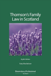 Thomson's Family Law in Scotland 8th edition