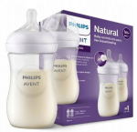 Lutipudelite komplekt Philips Avent Natural Response SCY900/02, 1+ kuud, 260 ml