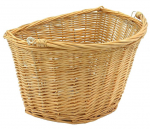 Jalgratta korv Azimut Wicker Hooks Natural, 34x26x22cm, pruun