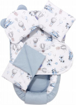 5-osaline komplekt beebile Jukki Balloon Travel Blue