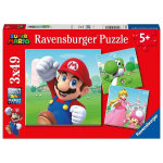 '3x49 t&uuml;kki Super Mario pusle, Laste pusle, Alates 5. eluaastast, 05186, Ravensburger'