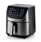 ARIETE digital oil-free fryer - brushed stainless steel - XXL 2 kilos - Model 4628