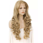 Parukas, pikad blondid juuksed, 70 cm, W11