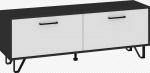 TV-alus Boss, must/valge