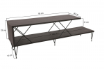 TV alus Asir, 120x40x30cm, tumepruun