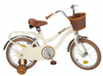 Laste jalgratas 16 Vintage Beige Toimsa 16231, valge