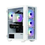 PC korpuse ilma toiteplokita - ZALMAN i3 NEO TG (Valge) - Keskmine toru - ATX formaadis - 4x120mm LED A-RGB