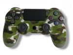 RE PlayStation 4 Doubleshock 4 V2 juhtmeta, Bluetooth, kamuflaažroheline (PS4 /PC/ PS5 / Android / iOS)