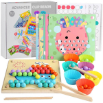 Puidust helmedega puzzle