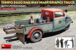 Liimitav mudel MiniArt 38063 Tempo E400 Railway Maintenance Truck with Personnel 1/35