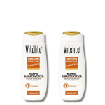 Taastav juukse&scaron;ampoon koos keratiiniga Vit&eacute;lite Keratin, 2x250 ml