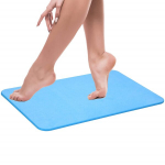 Diatomiitvannimatt Springos HA1071, 60x40x0,9 cm, libisemiskindel sinine