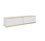 Rippuv telekapp 135 cm, valge