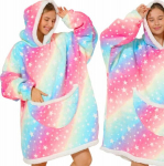 Pleed, kapuutsiga sviiter 2in1, v&auml;rviline